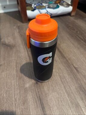 Gatorade Black and Orange Insulated Sports Bottle